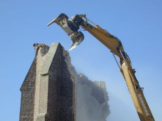 Garzweiler 2, Alt-Otzenrath: Abriss der Kirche