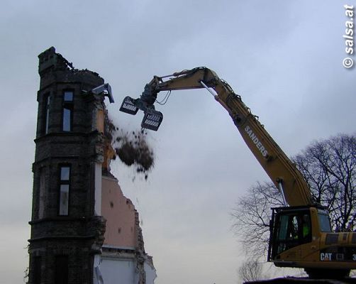 Rittergut Leuffen, Otzenrath: Abriss wegen Braunkohletagebau