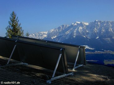 Solarenergie Sonnenkollektor  (click to enlarge - anklicken zum Vergrößern)