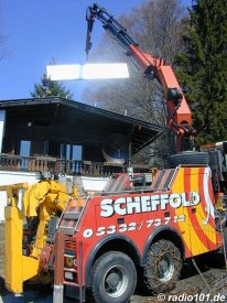 Solarenergie, Solarkollektoren: Installation / Montage (anklicken zum Vergröern)