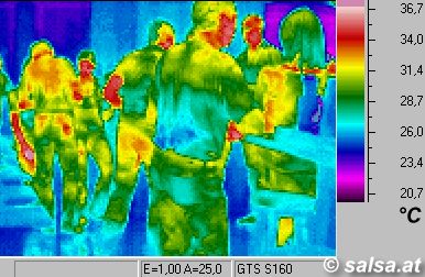 Wärmebild / Thermografie (Kamera: Goratec S160)